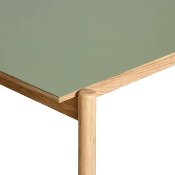 Oblique spisebord - Olive, 190x106 cm - Hübsch Interior
