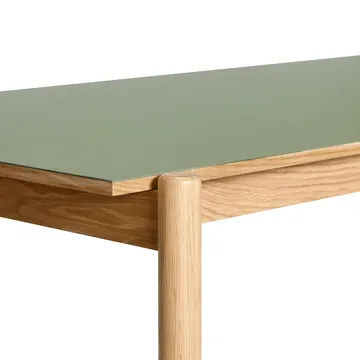Oblique spisebord - Olive, 190x106 cm - Hübsch Interior