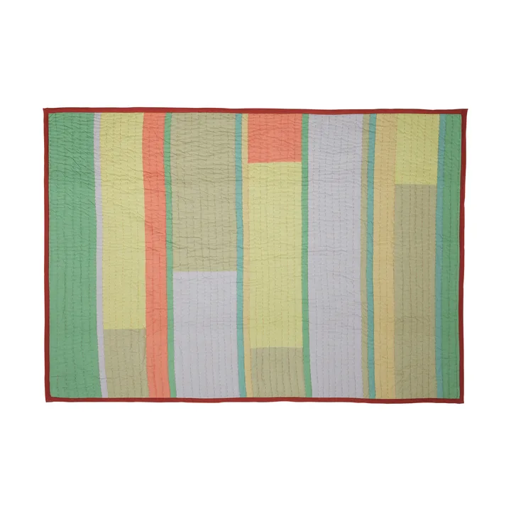 Pavilion plaid - Coral-multicolour, 140x200 cm - Hübsch
