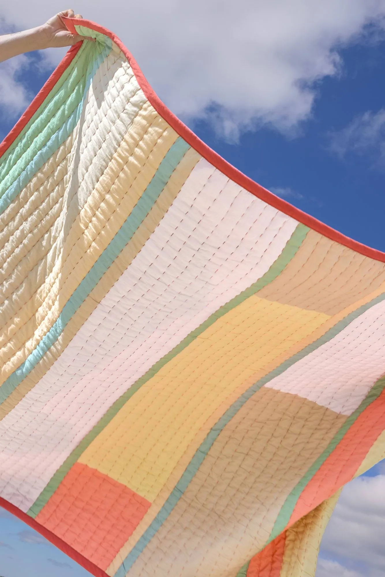 Pavilion plaid, Coral-multicolour, 140x200 cm Hübsch Interior