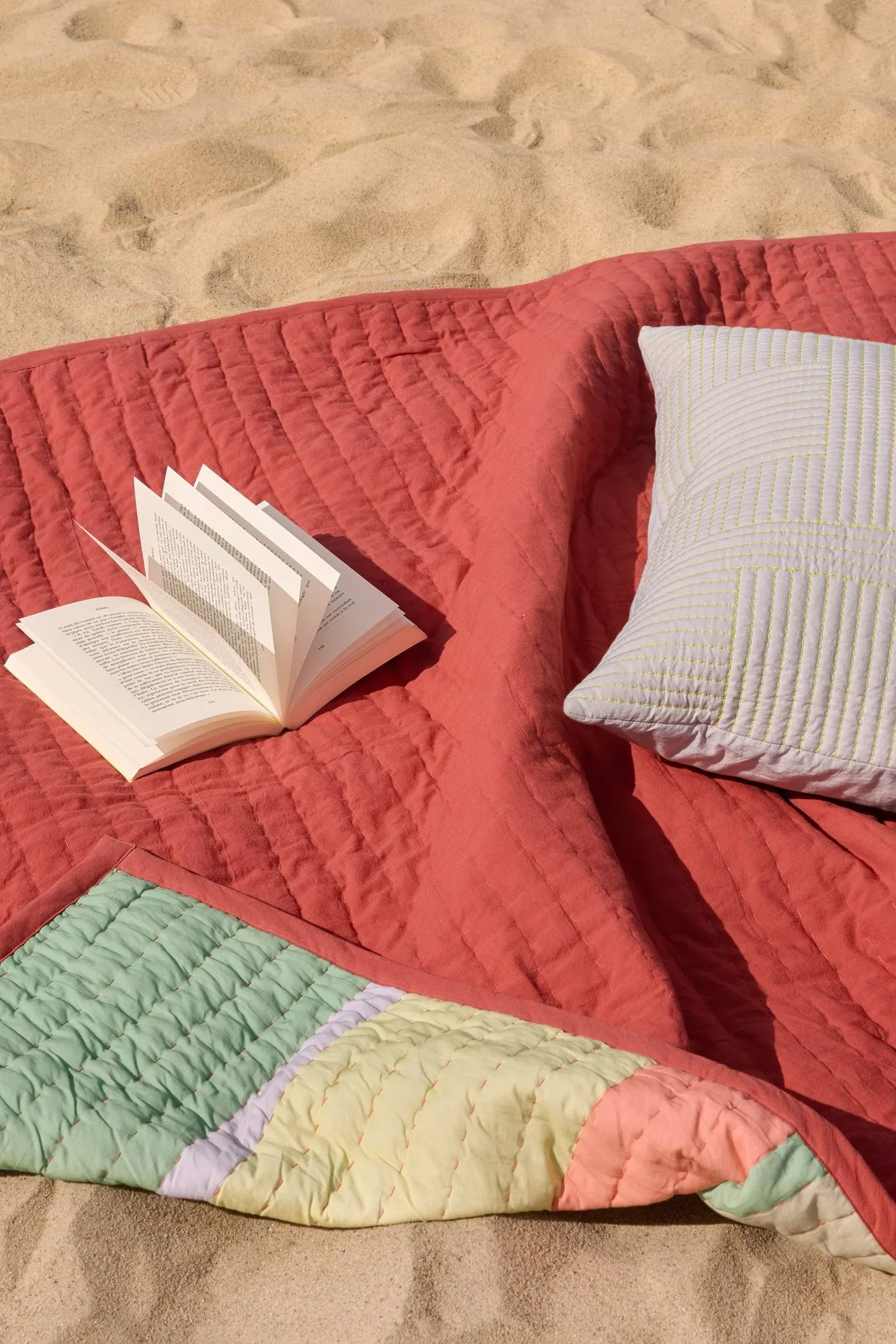 Pavilion plaid, Coral-multicolour, 140x200 cm Hübsch Interior