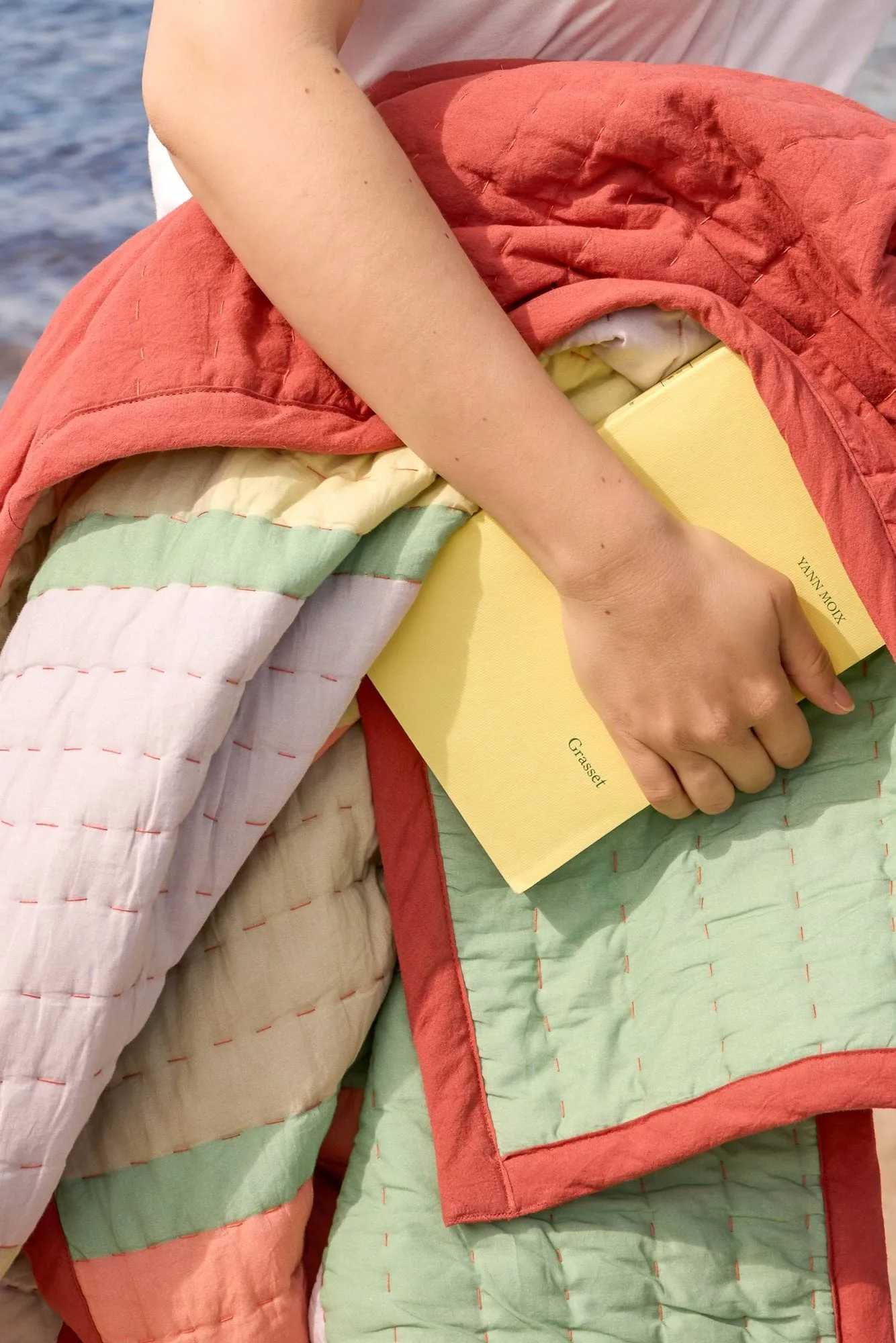 Pavilion plaid, Coral-multicolour, 140x200 cm Hübsch Interior