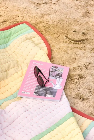 Pavilion plaid - Coral-multicolour, 140x200 cm - Hübsch Interior