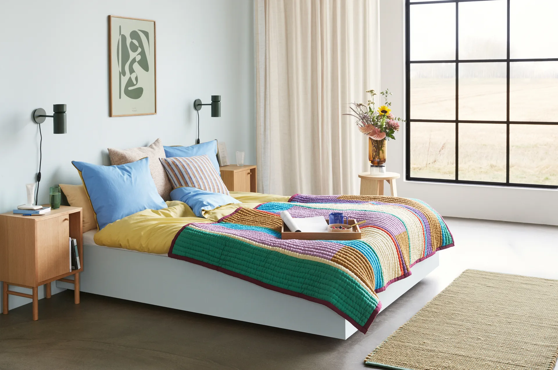 Pavilion plaid, Multicolour, 140x200 cm Hübsch Interior