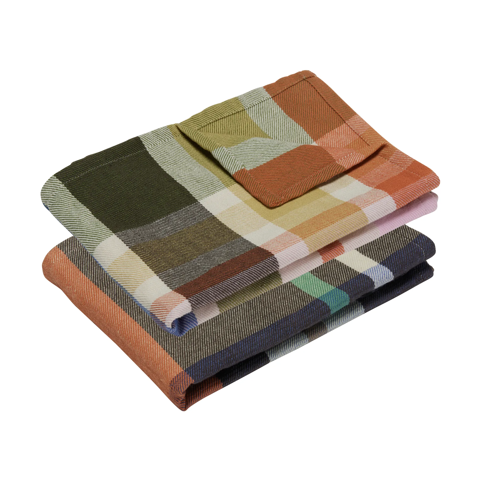 Playful viskestykke 2-pak, Multicolour Hübsch Interior