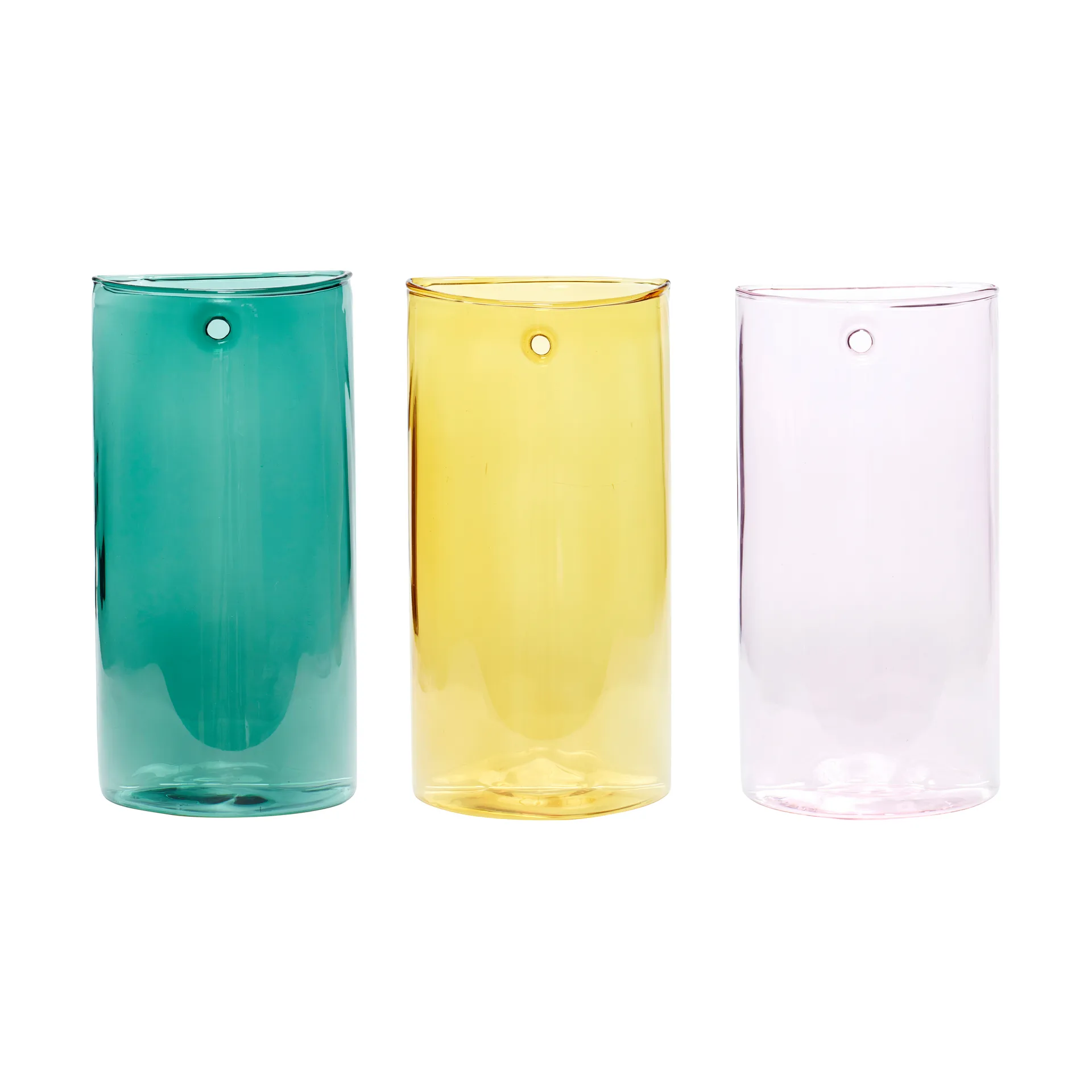 Popsicle vase sæt 3 dele, Multicolour Hübsch Interior
