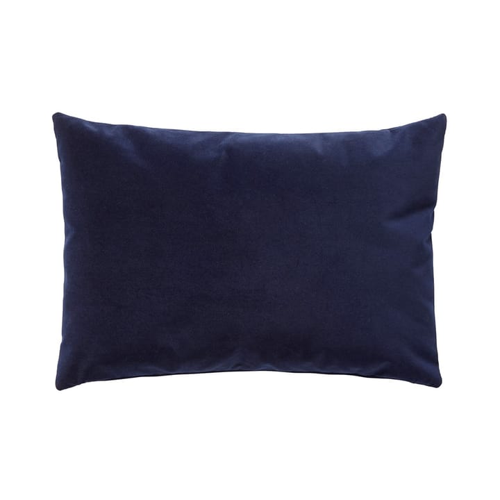 Pude med fyld Velour 40x60 cm, Blå Hübsch Interior