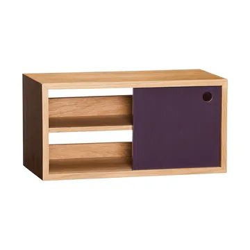 Slide hylde - Burgundy, 40x20x20 cm - Hübsch