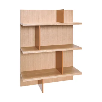 Stand hylde - Eg-rød, 60x80x22 cm - Hübsch