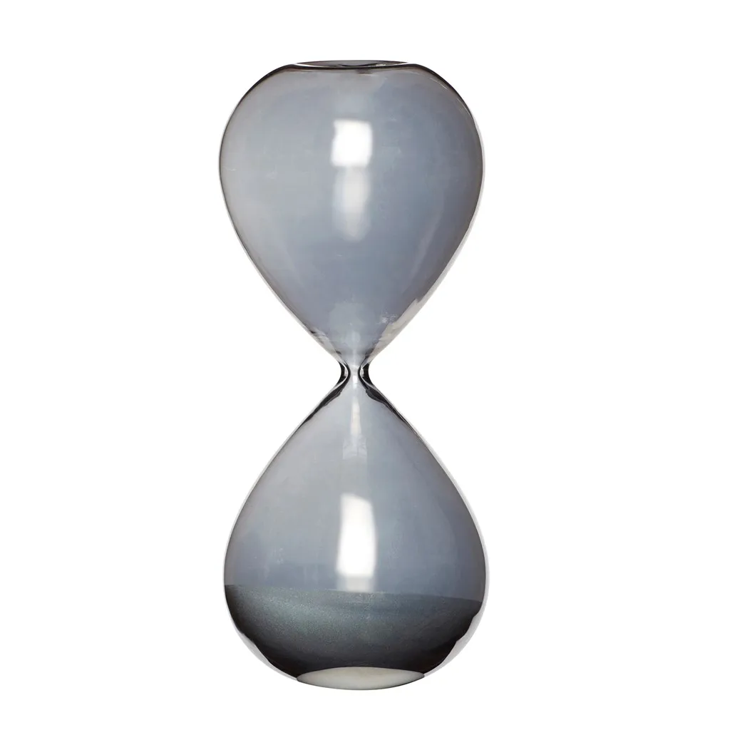 TikTik Timeglas 24 cm, Sort Hübsch Interior