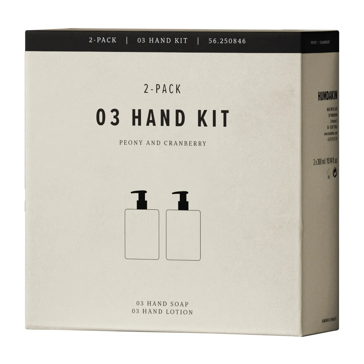 Humdakin håndplejesæt 2 x 300 ml, Peony & cranberry Humdakin