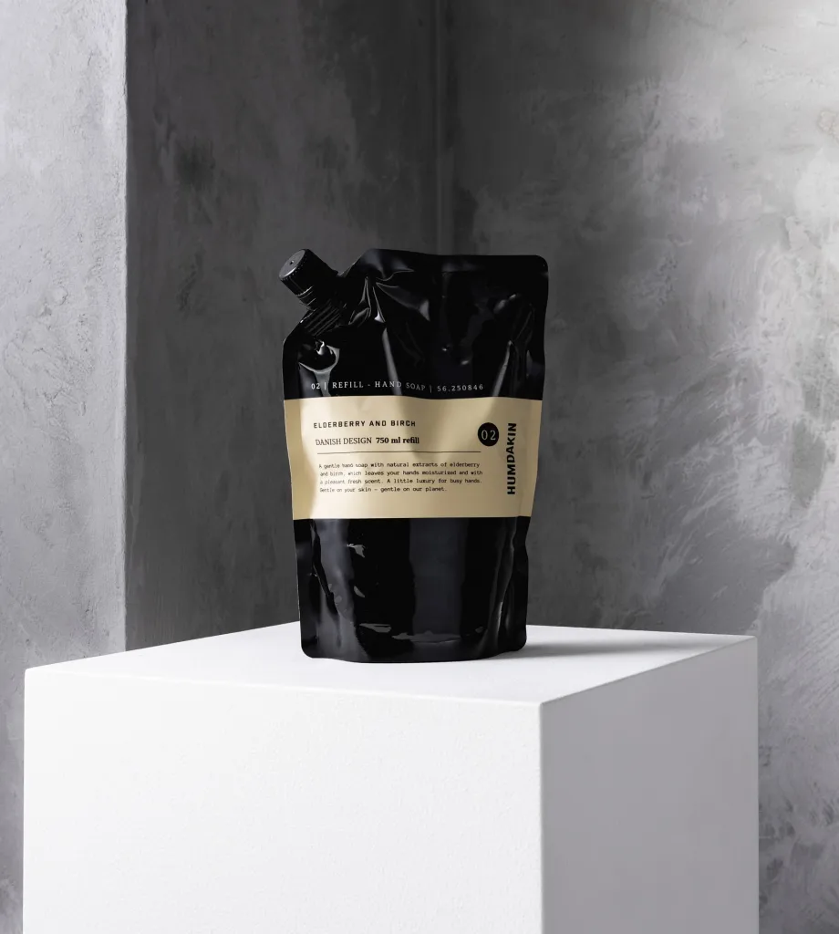 Humdakin håndsæbe refill 750 ml, Elderberry & birch Humdakin