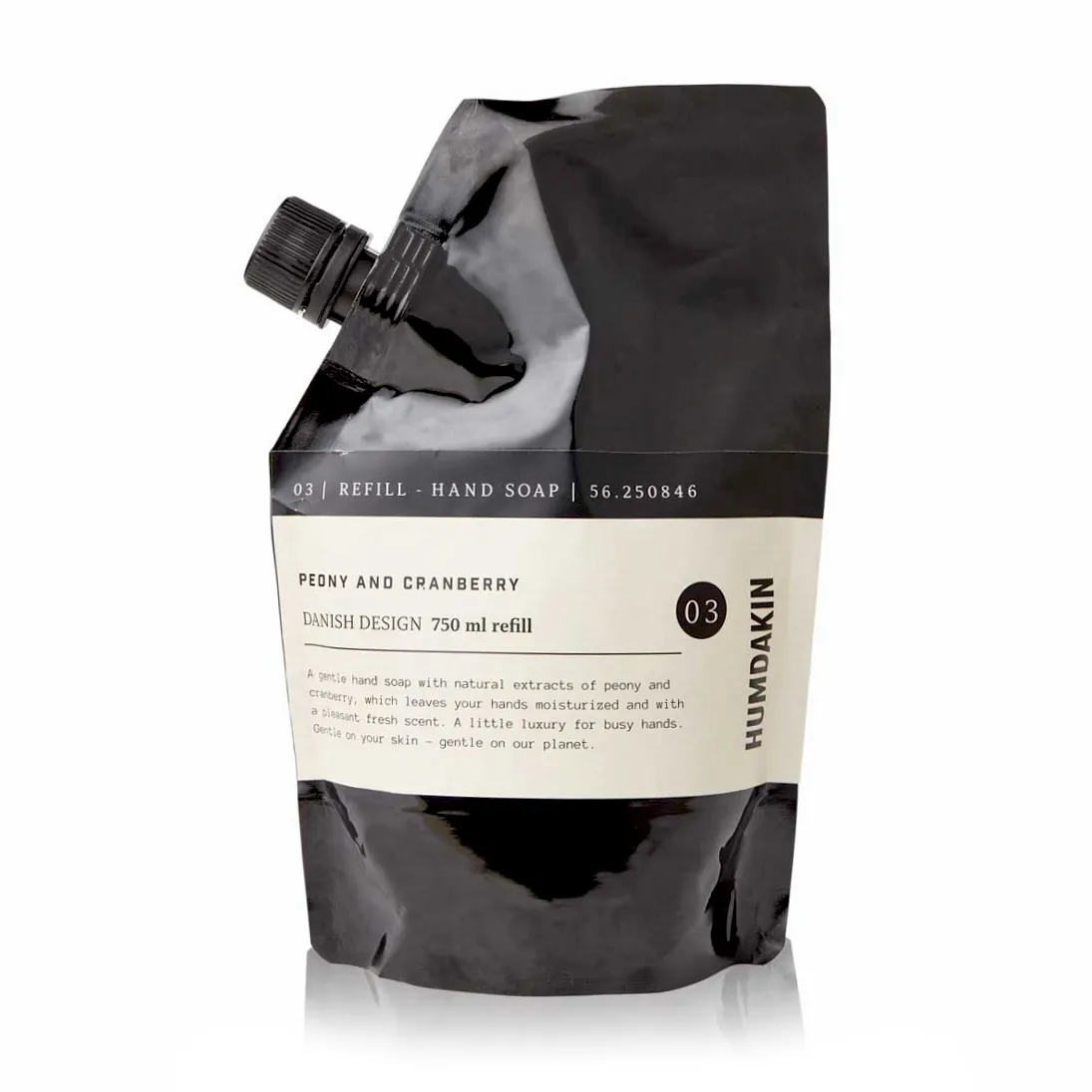 Humdakin håndsæbe refill 750 ml, Peony & cranberry Humdakin