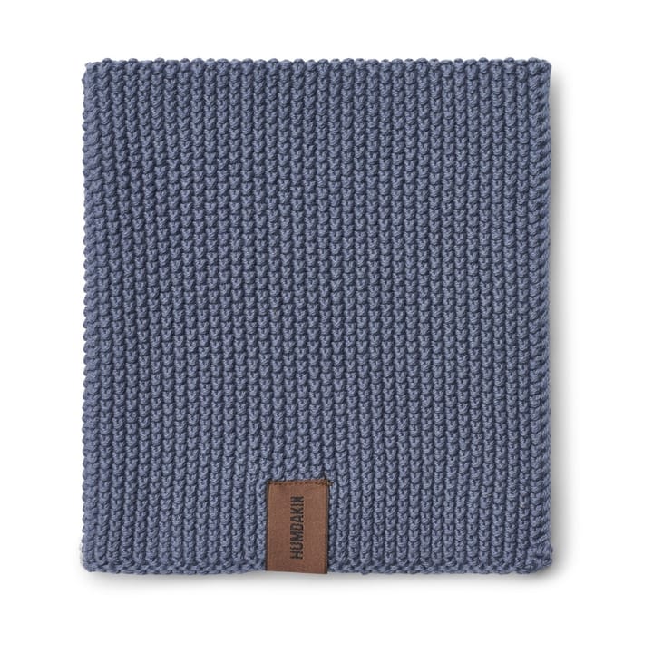 Humdakin Knitted karklud 28x28 cm - Blue stone - Humdakin