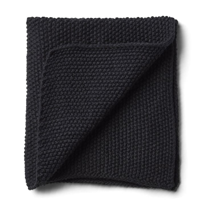 Humdakin Knitted karklud 28x28 cm - Coal  - Humdakin