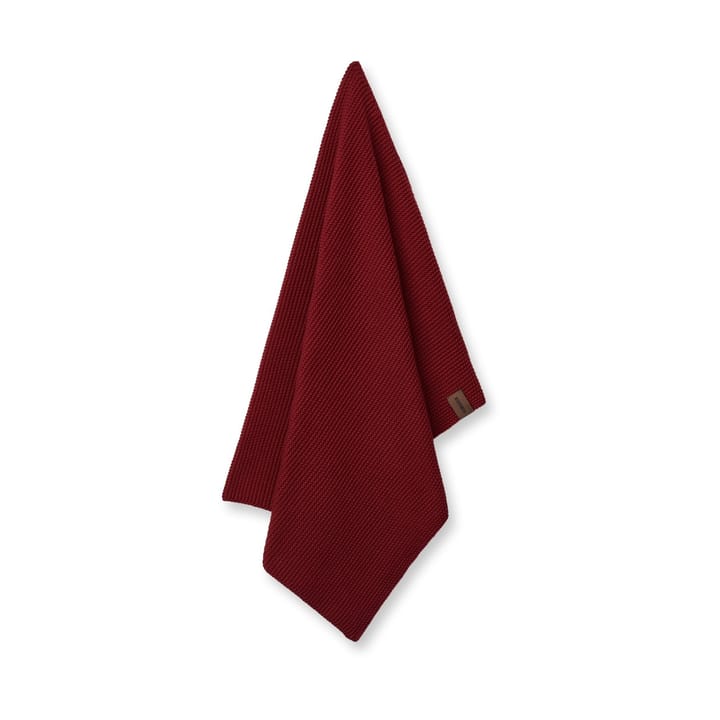 Humdakin Knitted viskestykke 45x70 cm - Maroon - Humdakin