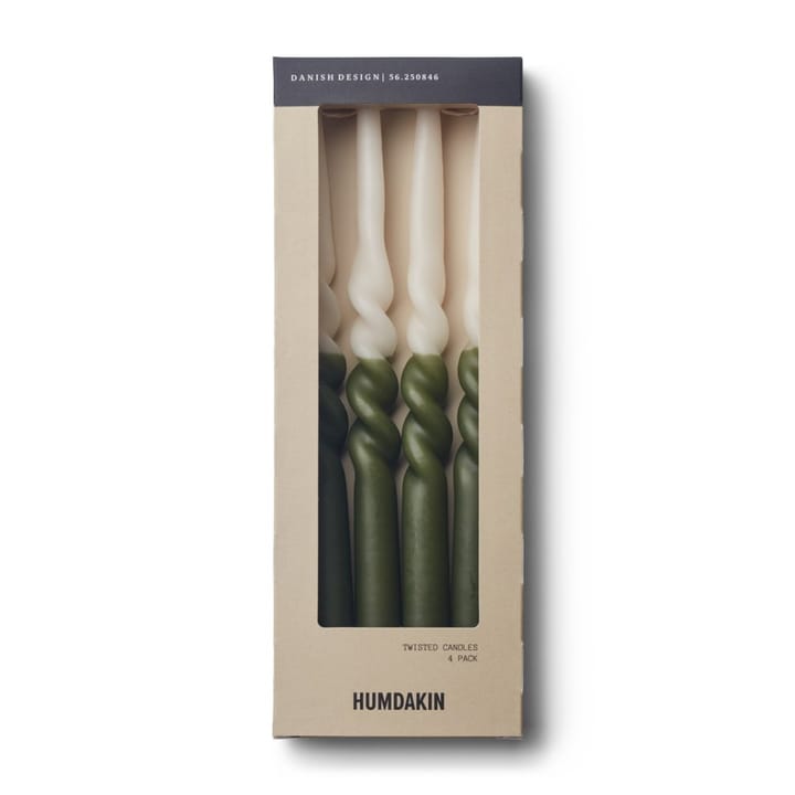 Humdakin snoet lys 30 cm 4-pak, Shell/Fern Humdakin