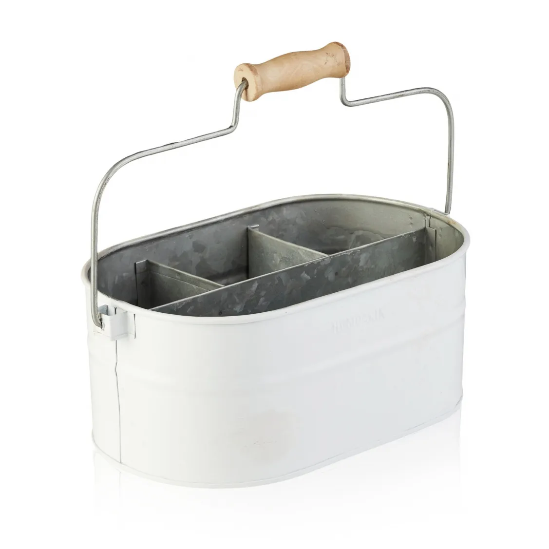 Humdakin System bucket opbevaring 30x19 cm, White Humdakin