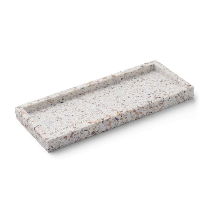 Humdakin Terrazzo bakke 10x25 cm - White/Brown - Humdakin