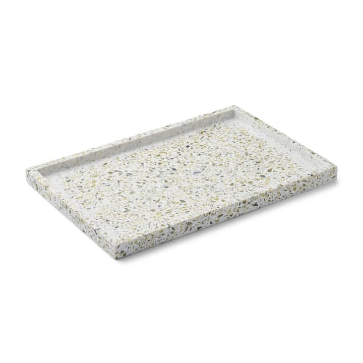 Humdakin Terrazzo bakke 30x20 cm, Green/White Humdakin