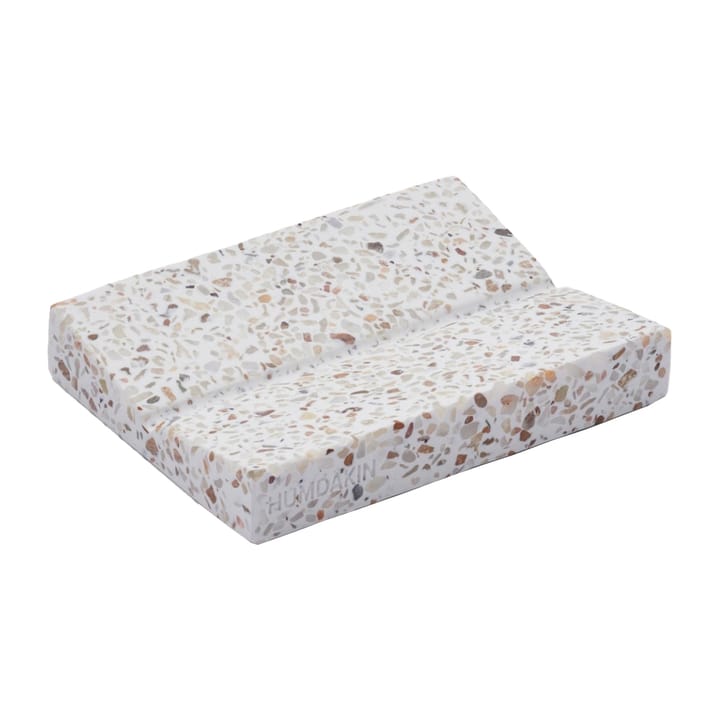 Humdakin Terrazzo sæbeskål 9x19 cm - Rød/Beige - Humdakin