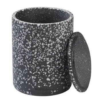 Humdakin Terrazzo vase med låg Ø10 cm - Black - Humdakin
