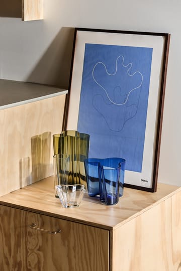 Aalto Art Sketch blue plakat - 50x70 cm - Iittala