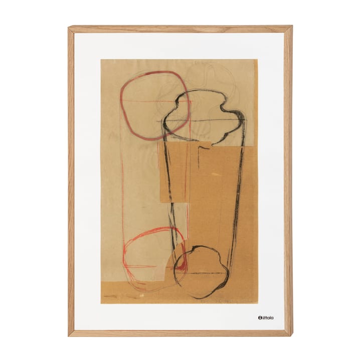 Aalto Art Sketch brown plakat - 50x70 cm - Iittala