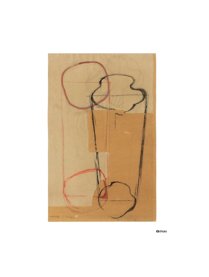Aalto Art Sketch brown plakat - 50x70 cm - Iittala