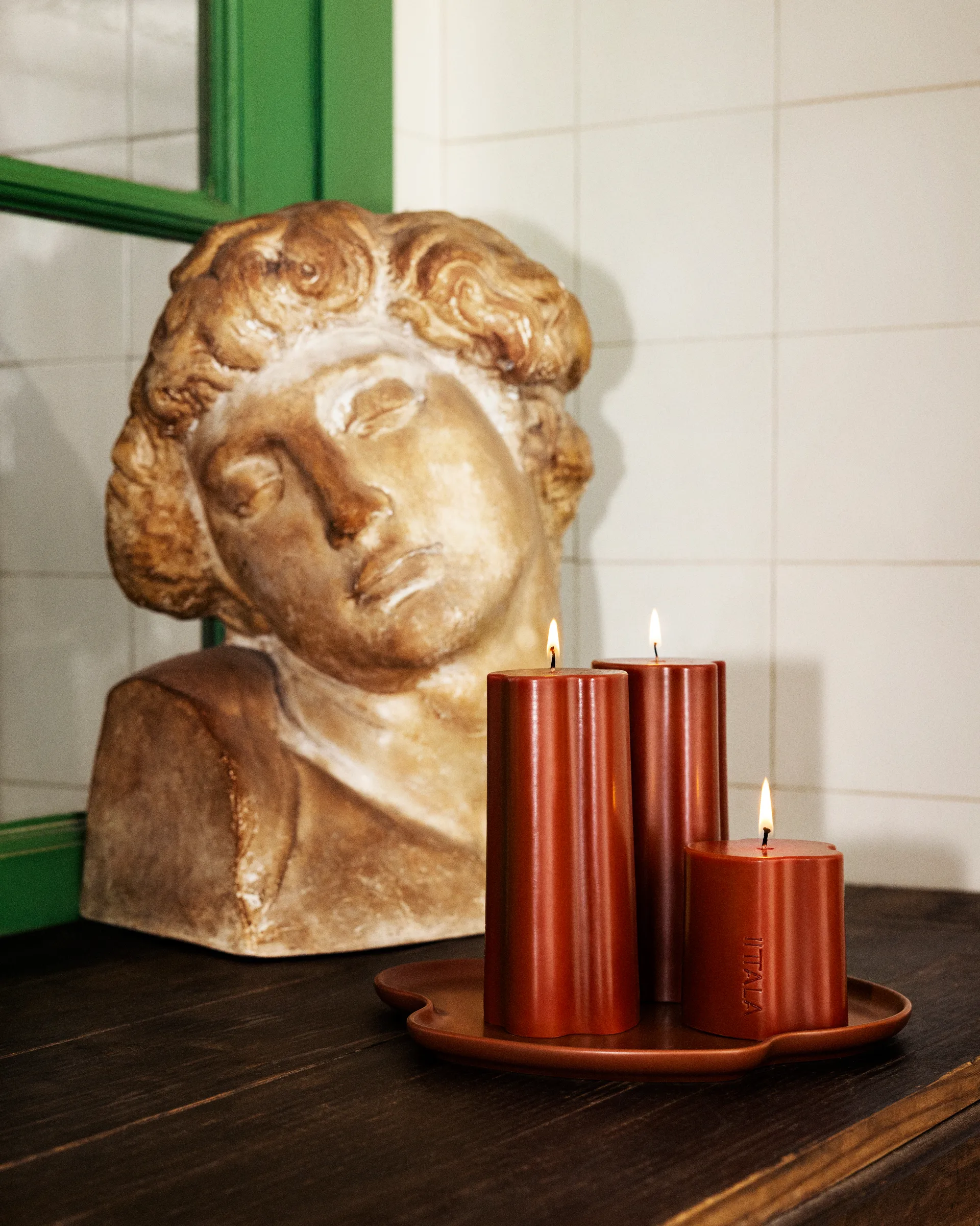 Aalto bloklys, Ild, 16 cm Iittala