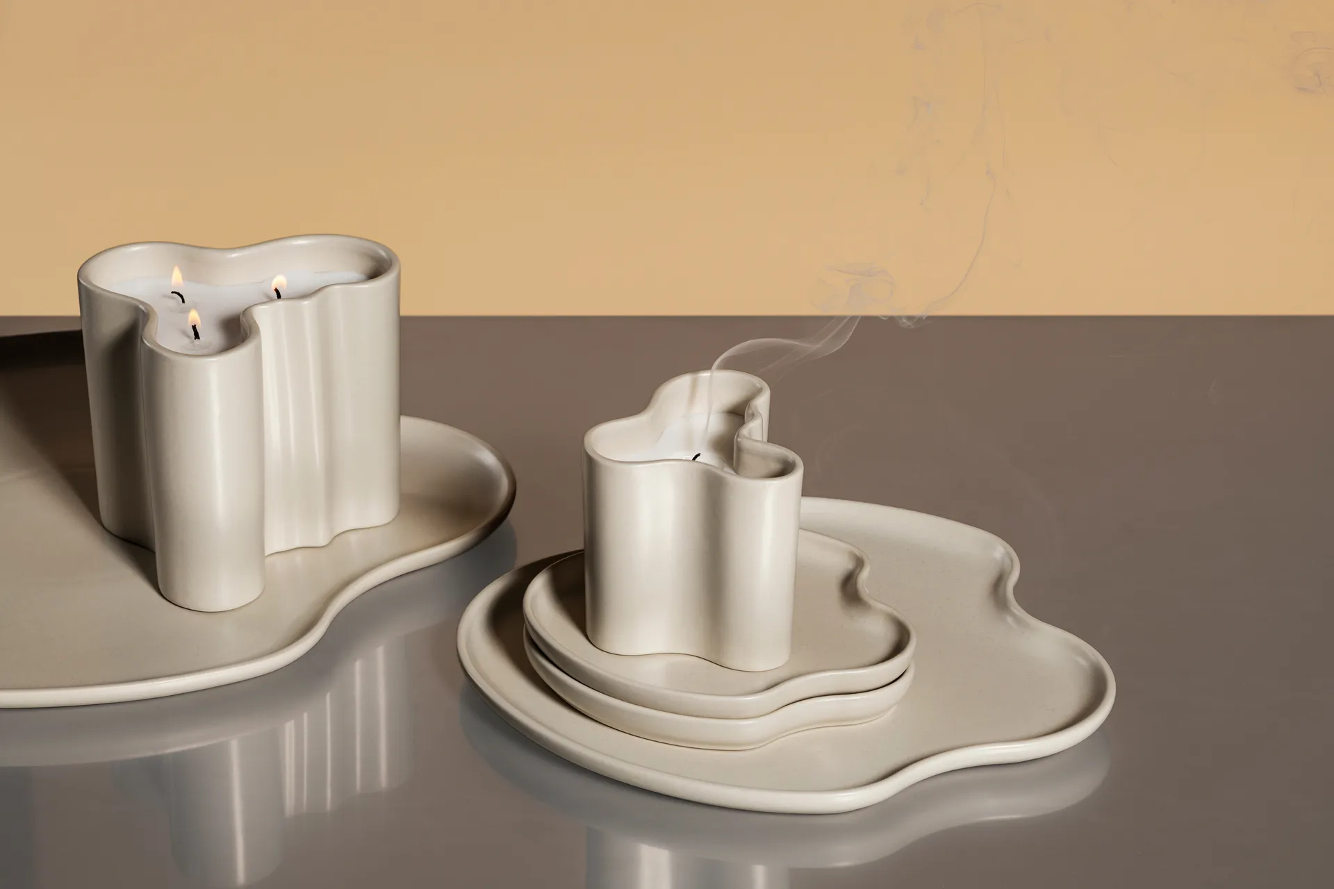 Aalto dekorationsbakke, Sand, 25 cm Iittala