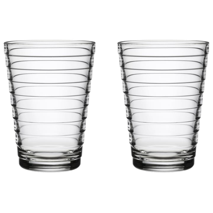 Aino Aalto drikkeglas 2 stk - 33 cl - klar - Iittala