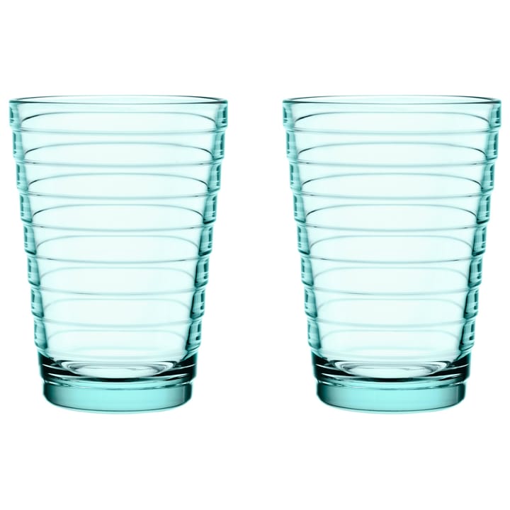 Aino Aalto drikkeglas 2 stk - 33 cl - vandgrøn - Iittala