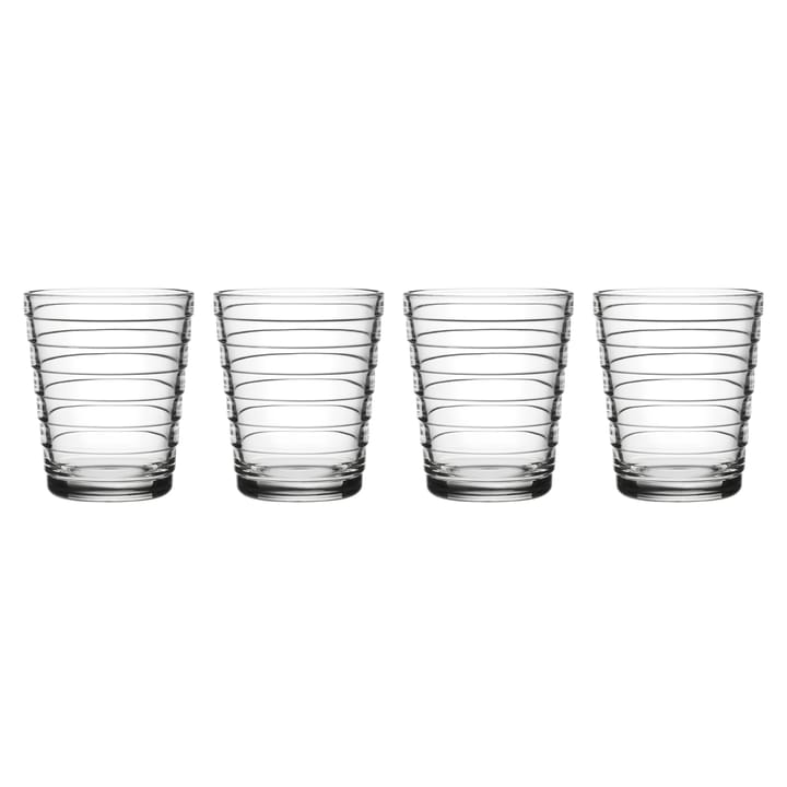 Aino Aalto glas 4-pak 22 cl - Klar - Iittala