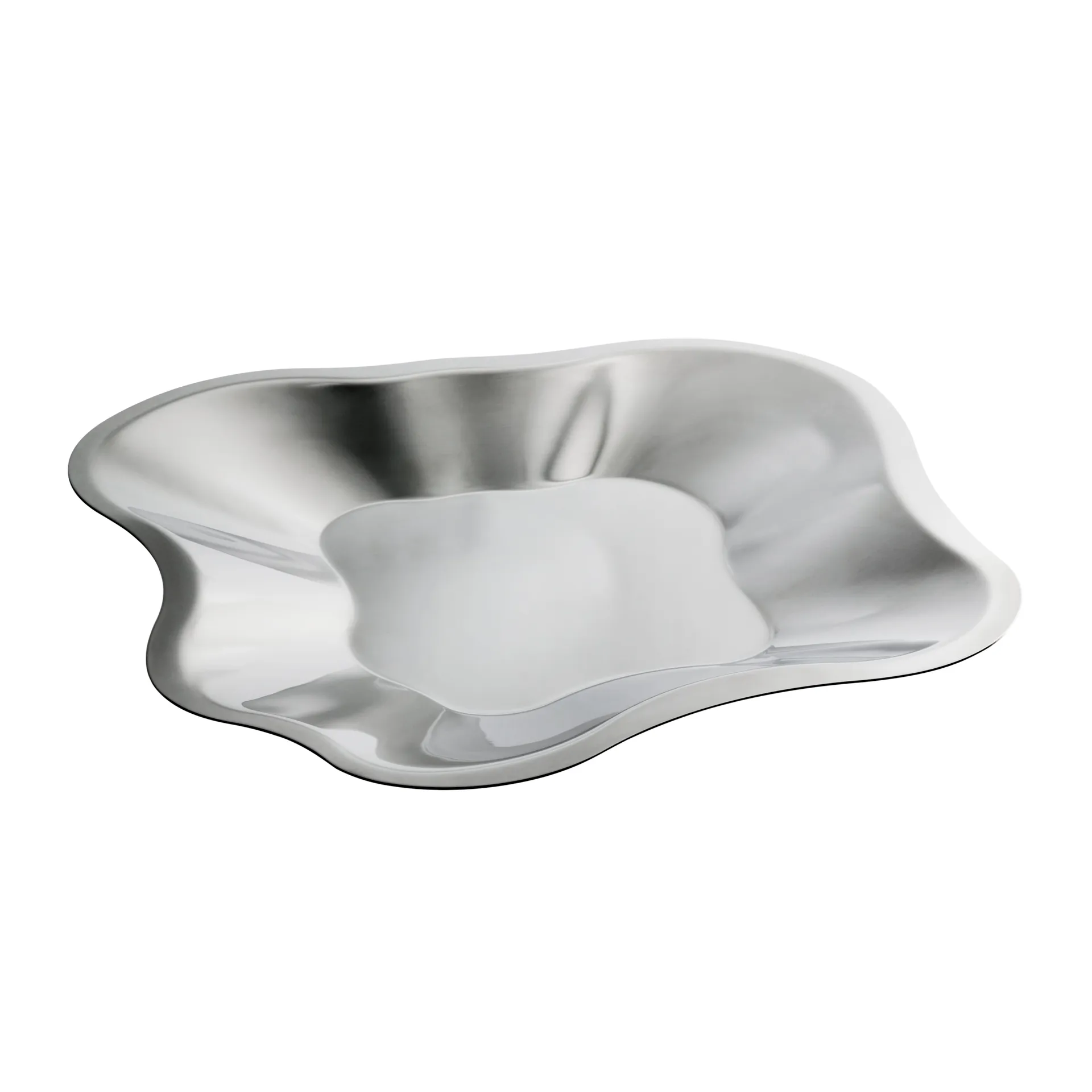 Alvar Aalto rustfri fad, lille (358 mm) Iittala