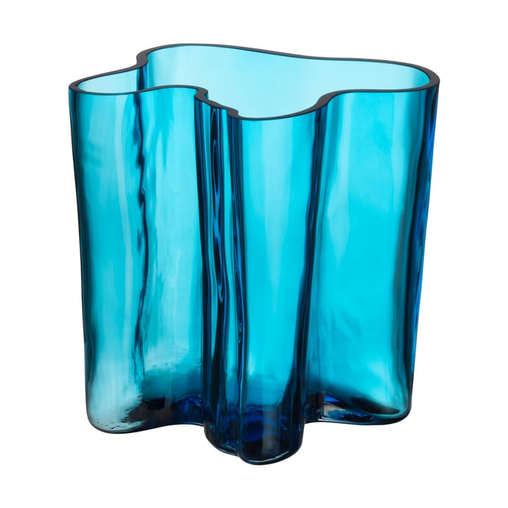 Alvar Aalto vase 200 mm, Turkis Iittala