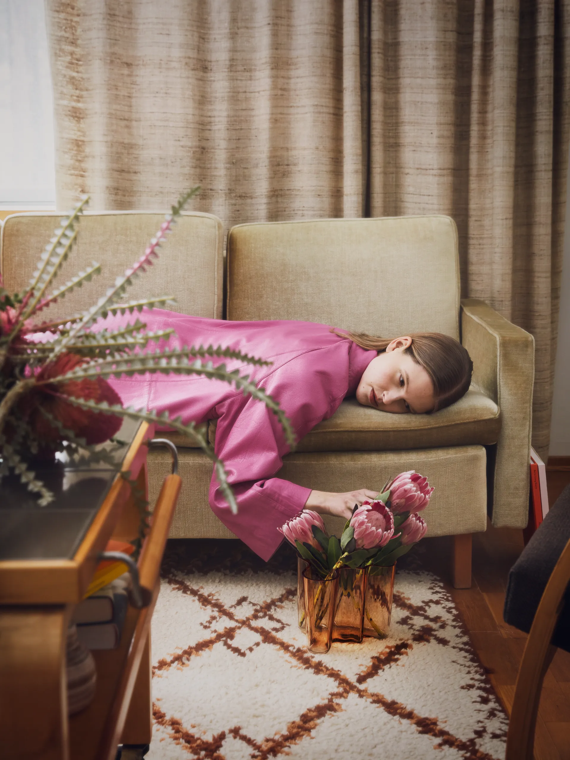 Alvar Aalto vase brun Rio, 160 mm Iittala