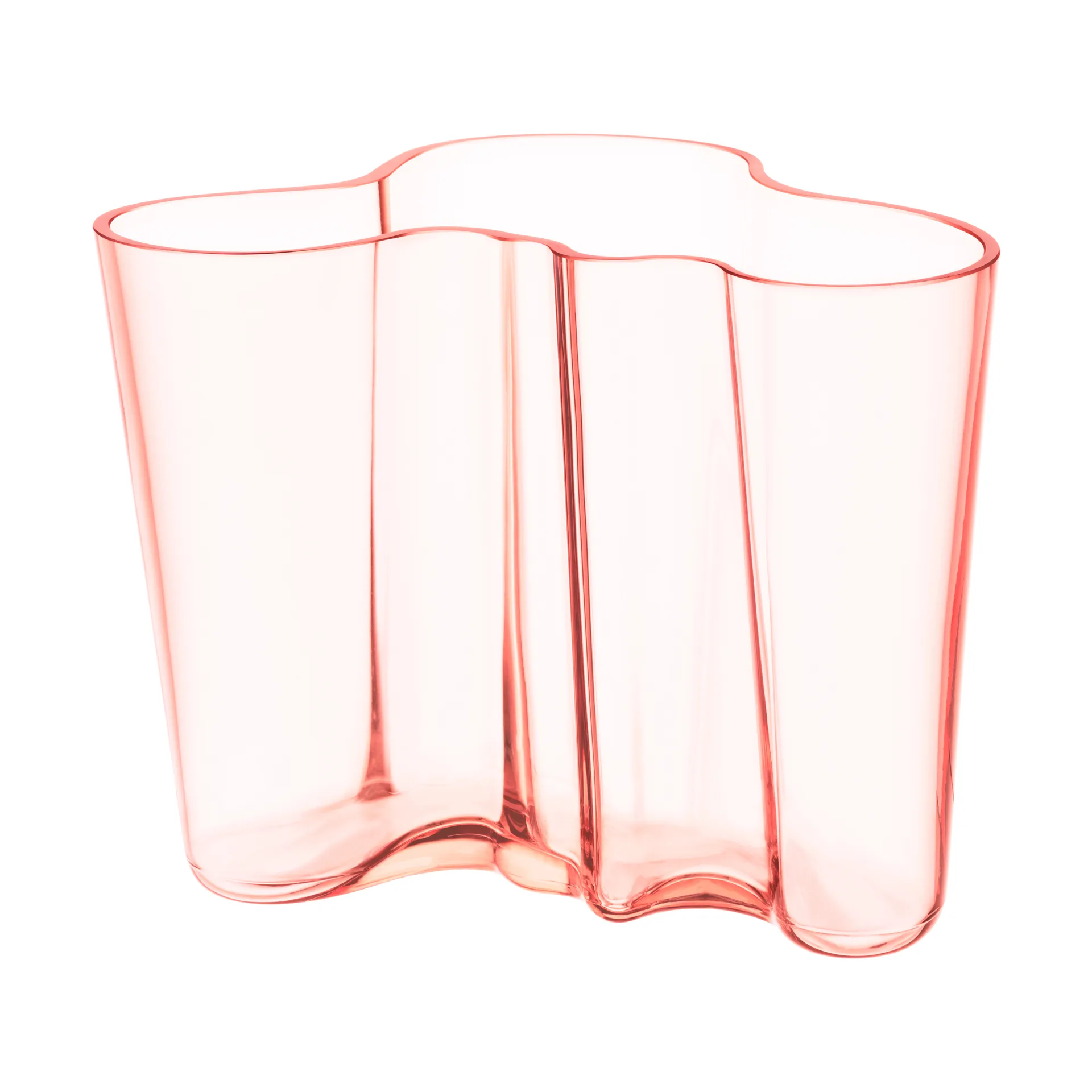 Alvar Aalto vase laksrosa, 160 mm Iittala