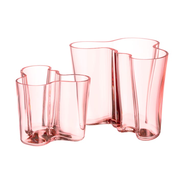 Alvar Aalto vase laksrosa, 160 mm Iittala