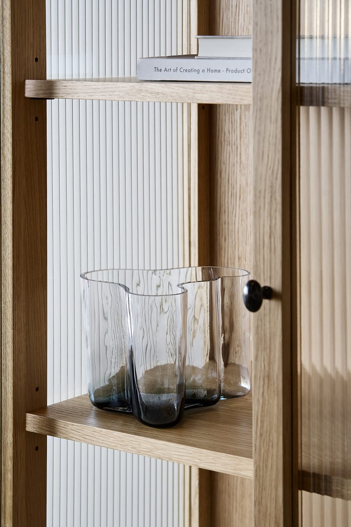 Alvar Aalto vase Limited Edition 140 mm, Klar-mørkegrå Iittala