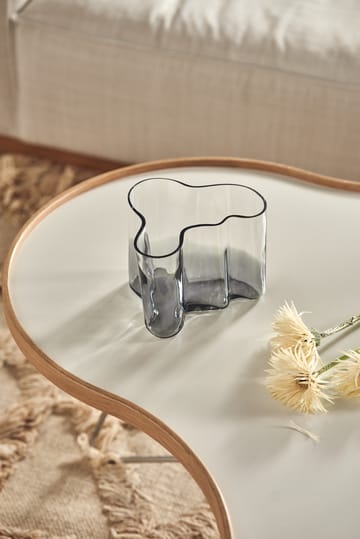 Alvar Aalto vase Limited Edition 140 mm - Klar-mørkegrå - Iittala