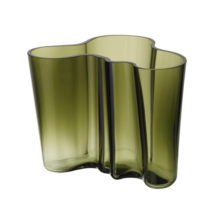 Alvar Aalto vase mosgrøn - 160 mm - Iittala