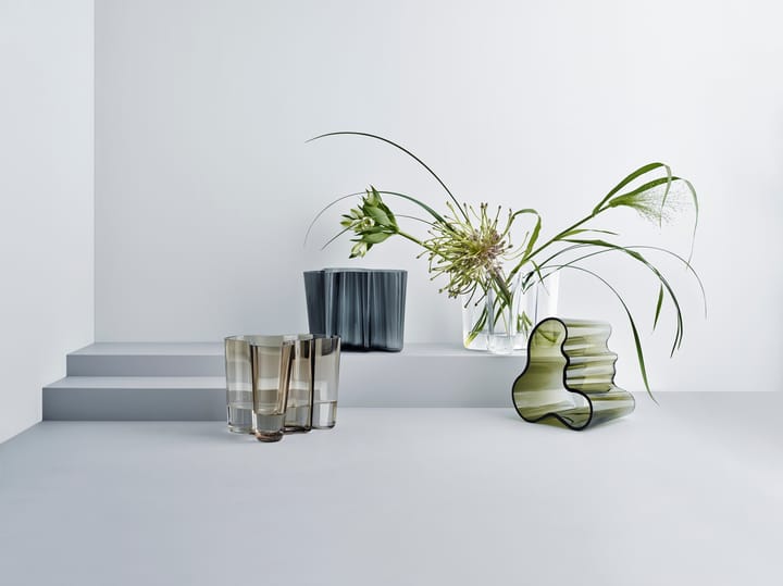 Alvar Aalto vase mosgrøn, 160 mm Iittala