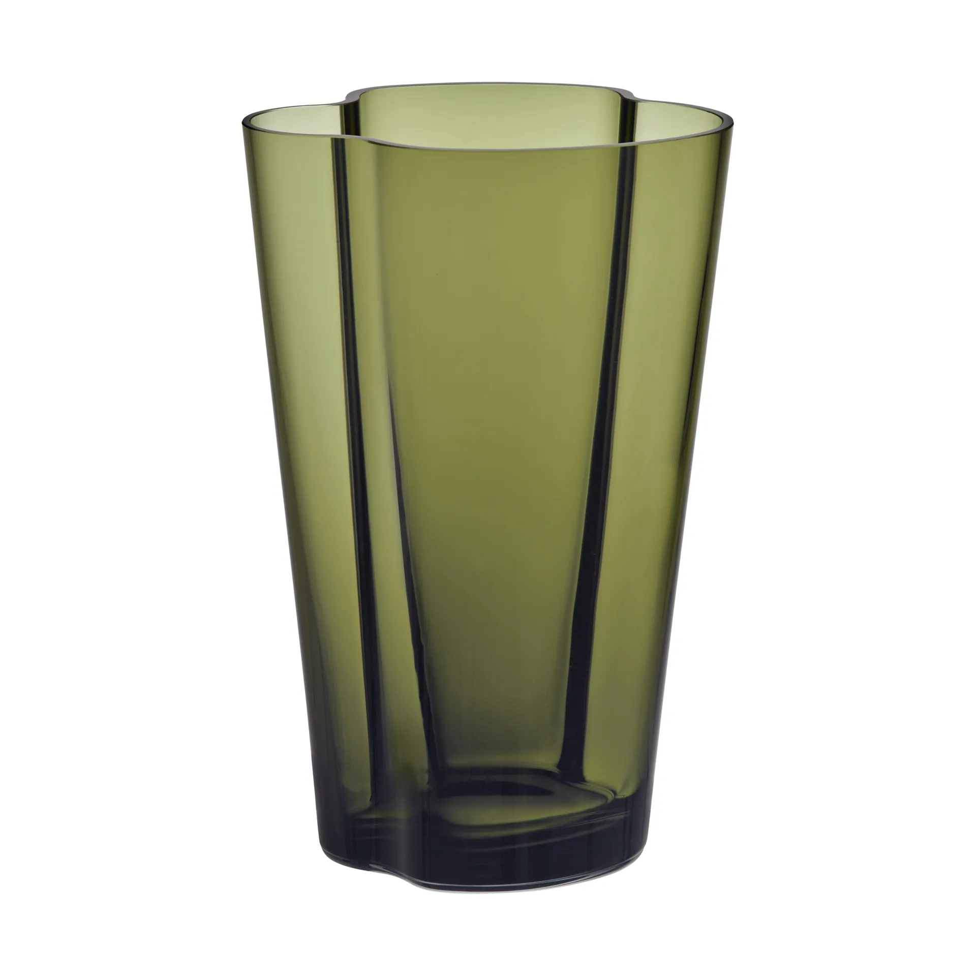 Alvar Aalto vase mosgrøn, 220 mm Iittala