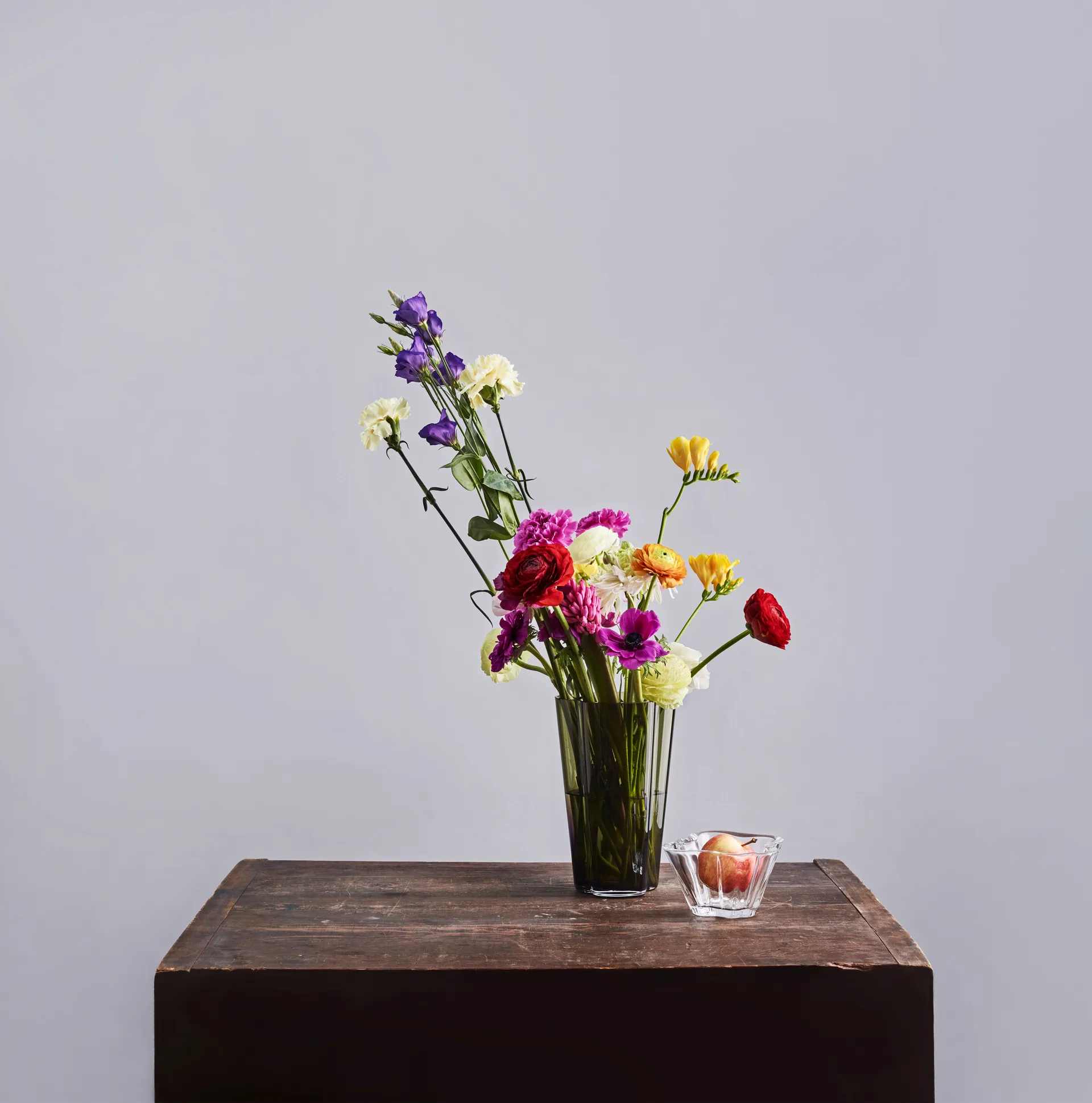 Alvar Aalto vase mosgrøn, 220 mm Iittala