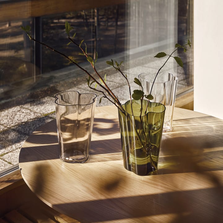 Alvar Aalto vase mosgrøn - 270 mm - Iittala