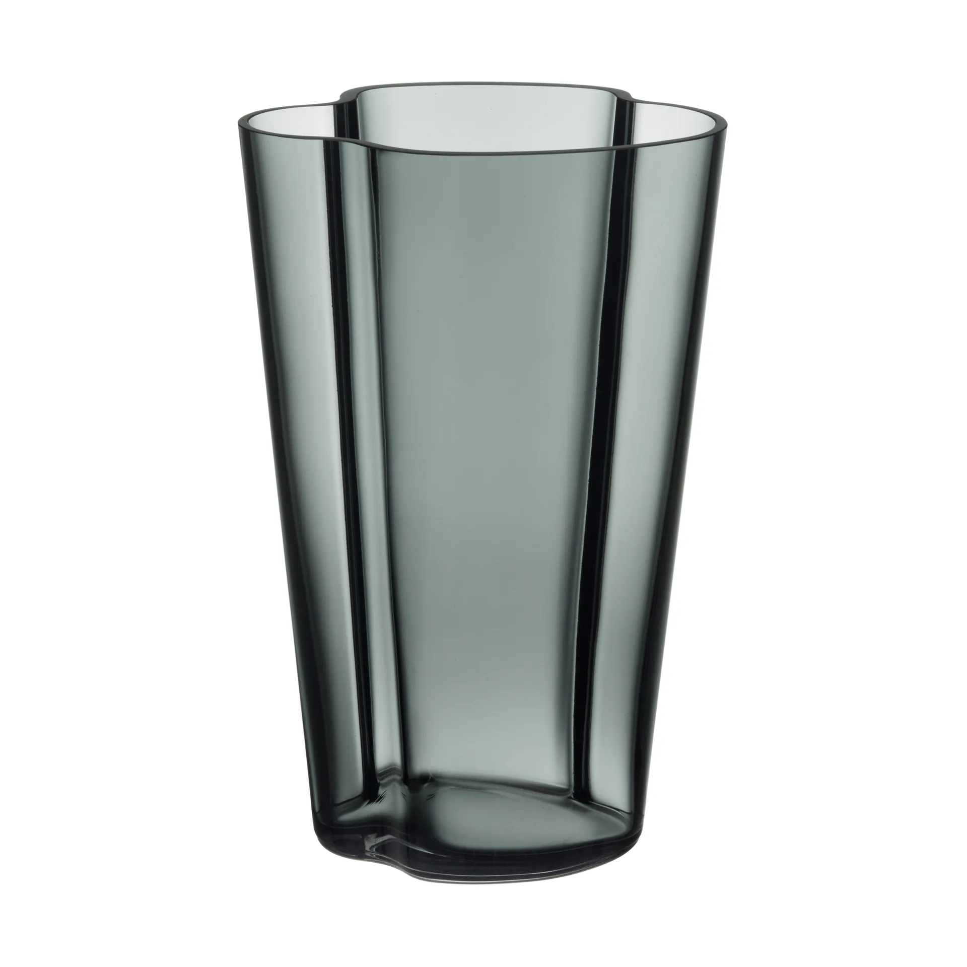 Alvar Aalto vase mørkegrå, 220 mm Iittala