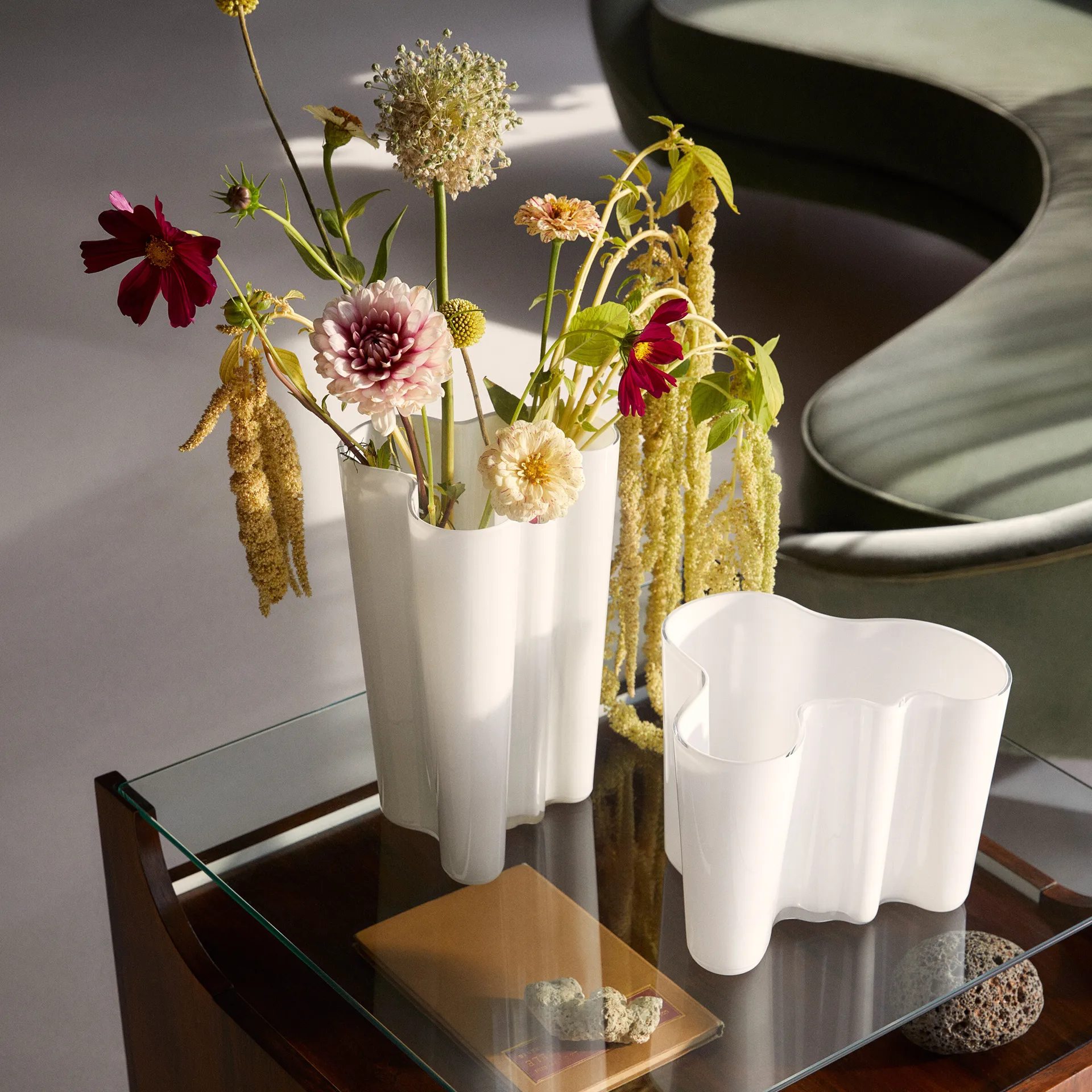 Alvar Aalto vase opal, 251 mm Iittala