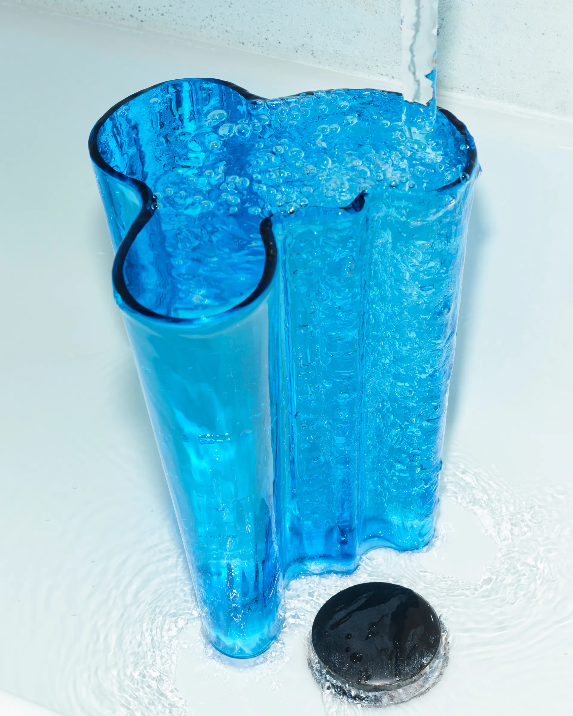 Alvar Aalto vase turkis, 251 mm Iittala