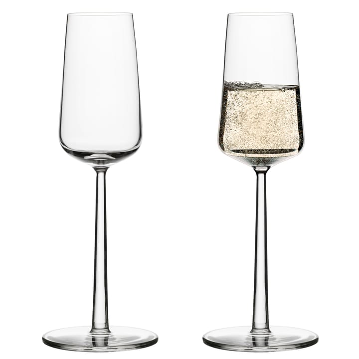 Champagneglas Essence 2 stk - klar 2 stk - Iittala